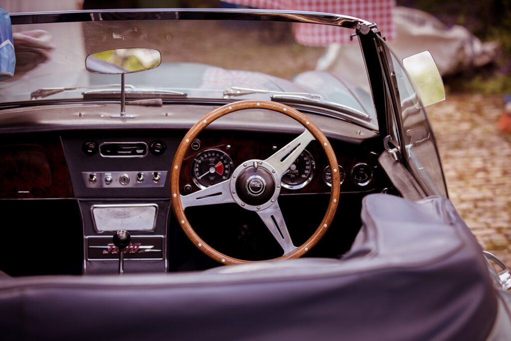 Lake District wedding car